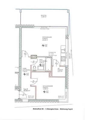 2-Zimmer-Wohnung mieten in Salzburg Stadt – € 1.390 – Bild 12 von 12