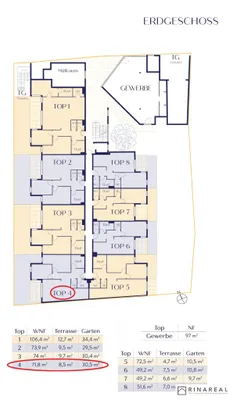 3-Zimmer-Wohnung kaufen in Bruck an der Leitha – 71,8 m², € 379.819 – Bild 7 von 8