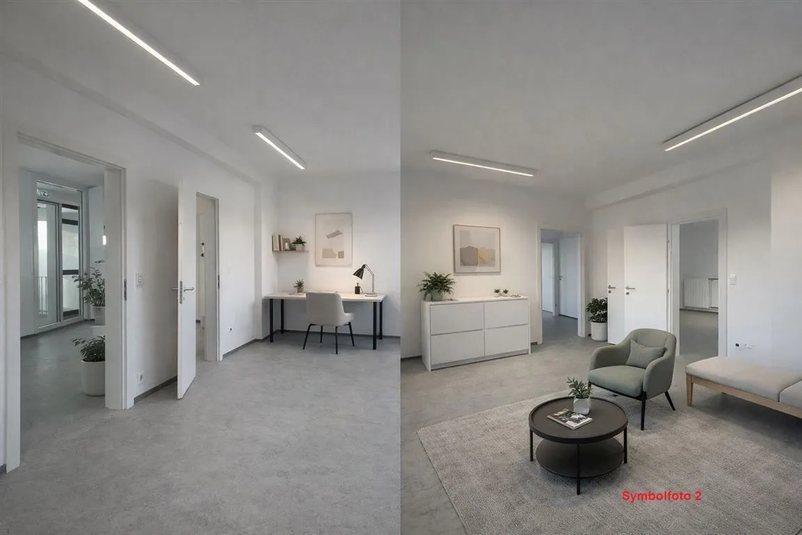 NEU! Büro 2, hell, komfortabel, 5 Räume, zentrale Lage, perfekter Grundriss! - Ansicht 2