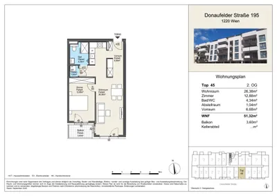 2-Zimmer-Wohnung kaufen in Wien – 51,88 m², € 268.450 – Bild 11 von 11