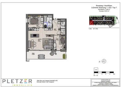 3-Zimmer-Wohnung kaufen in Kitzbühel – 75,38 m², € 557.000 – Bild 3 von 4