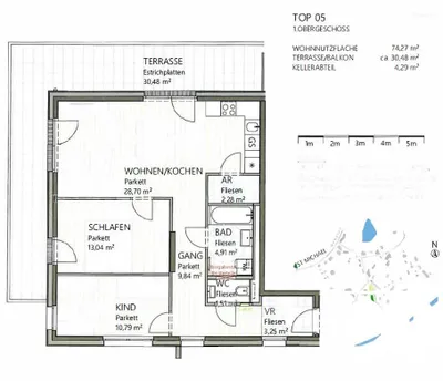 3-Zimmer-Wohnung kaufen in Tamsweg – 74 m², € 299.000 – Bild 8 von 9