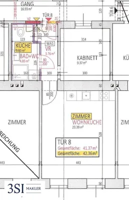 1-Zimmer-Wohnung kaufen in Wien – 34 m², € 160.000 – Bild 10 von 10