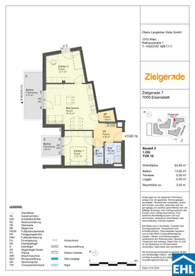 3-Zimmer-Wohnung kaufen in Eisenstadt – 63,49 m², € 305.000 – Bild 13 von 13