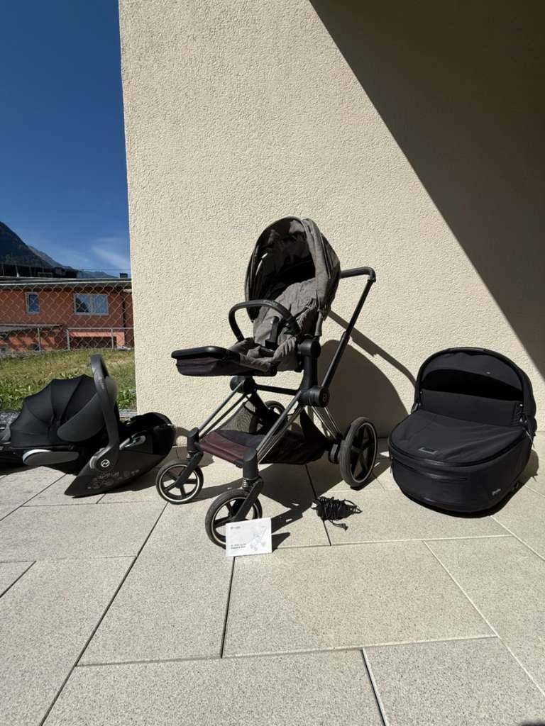 Cybex elektrischer Kinderwagen E-Priam Komplettset,  1.200,- (6425  Haiming) - willhaben
