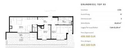 Wohnung kaufen in Wien – 65,43 m², € 499.900 – Bild 15 von 20