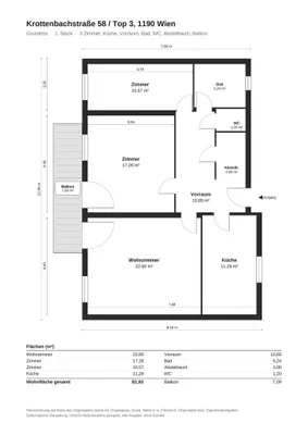Wohnung kaufen in Wien – 82 m², € 399.950 – Bild 27 von 27