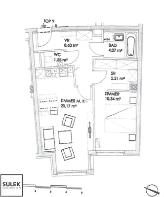 2-Zimmer-Wohnung mieten in Wien – 50,07 m², € 999 – Bild 19 von 19