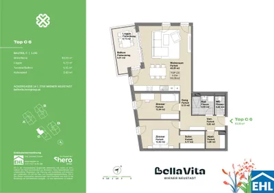 Immobilie kaufen in Wiener Neustadt – 93,09 m², € 332.000 – Bild 16 von 16