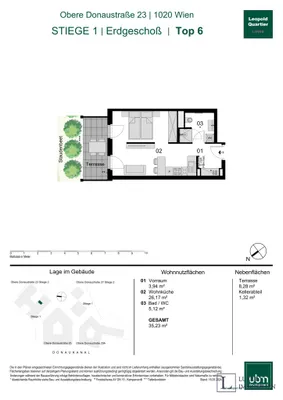1-Zimmer-Wohnung mieten in Wien – 35,23 m², € 1.200 – Bild 29 von 29