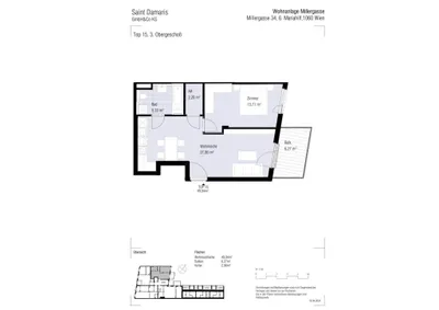 2-Zimmer-Wohnung mieten in Wien – 49,04 m², € 1.390 – Bild 27 von 27