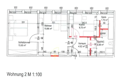 2-Zimmer-Wohnung mieten in Wolfsberg – 53 m², € 605 – Bild 2 von 9