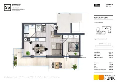 2-Zimmer-Wohnung kaufen in Wien – 49,62 m², € 429.000 – Bild 8 von 9