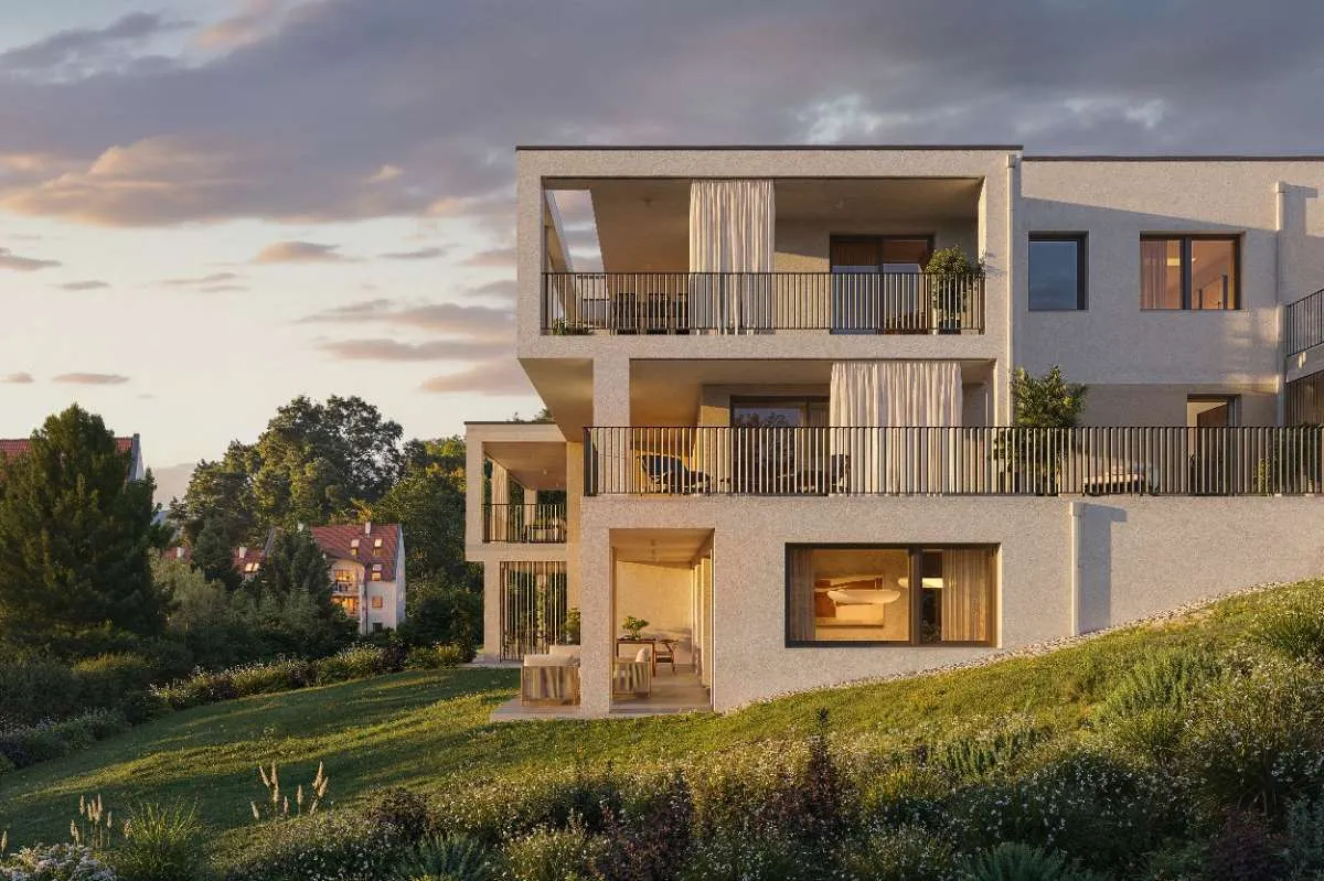 Top 02 - 3-Zimmer-Gartenwohnung mit zwei Terrassen - Insula Neubau-Projekt - Ansicht 3