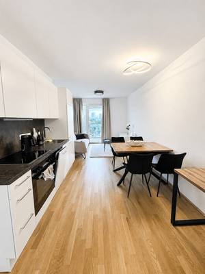 Vollmöblierte moderne Studio-Wohnung mit Balkon, Fitness & Sauna - ab 01.08.2026