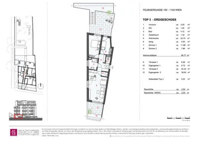 3-Zimmer-Wohnung kaufen in Wien – 56,77 m², € 449.000 – Bild 28 von 30