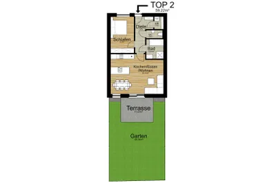 4-Zimmer-Wohnung kaufen in Graz – 59 m², € 271.251 – Bild 5 von 12