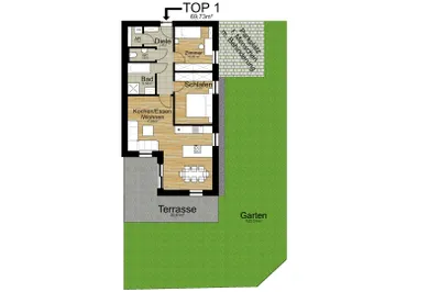 4-Zimmer-Wohnung kaufen in Graz – 59 m², € 271.251 – Bild 4 von 12