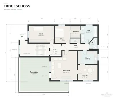 5-Zimmer-Haus kaufen in Perg – 181 m², € 579.000 – Bild 25 von 25