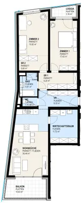 3-Zimmer-Wohnung mieten in Mistelbach – 104,14 m², € 1.874 – Bild 21 von 23