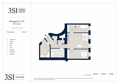 3-Zimmer-Wohnung kaufen in Wien – 71,86 m², € 599.000 – Bild 16 von 16