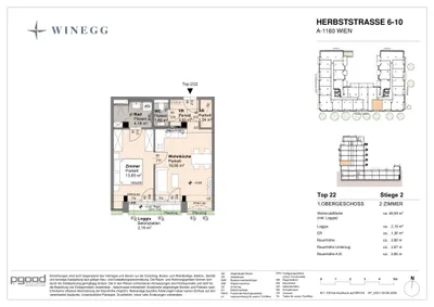 2-Zimmer-Wohnung kaufen in Wien – 44,4 m², € 259.100 – Bild 8 von 8