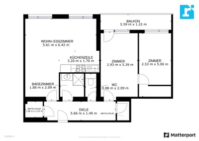 3-Zimmer-Wohnung kaufen in Oberwart – 80 m², € 134.000 – Bild 13 von 13