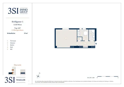 1-Zimmer-Wohnung kaufen in Wien – 39 m², € 145.000 – Bild 13 von 13