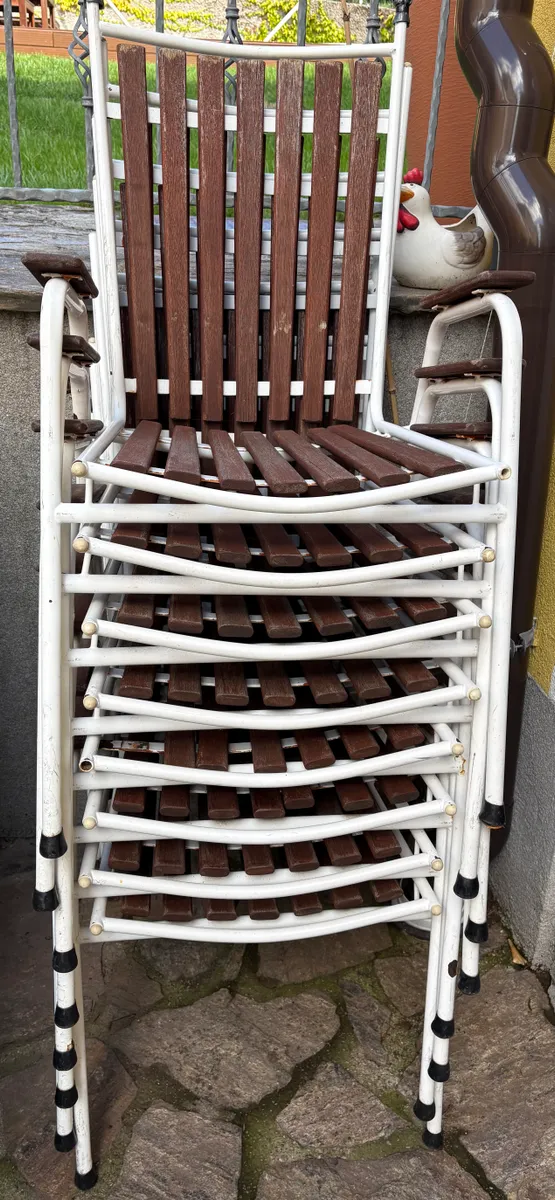 Gartensessel 8 Stück zu verkaufen, gebraucht, € 80,- (2020 Hollabrunn)