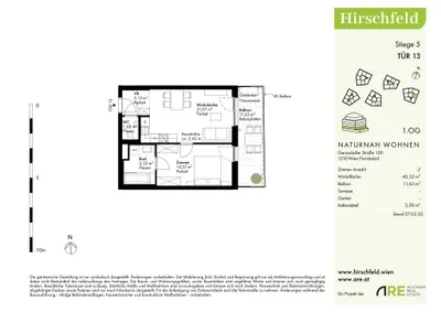 Immobilie kaufen in Wien – 45,32 m², € 238.000 – Bild 13 von 14