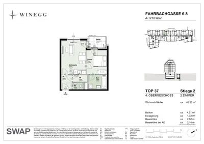 2-Zimmer-Wohnung kaufen in Wien – 40,43 m², € 304.900 – Bild 27 von 27