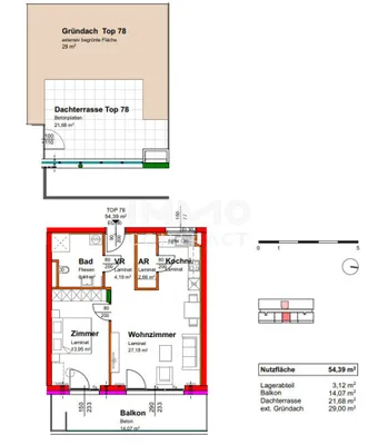 2-Zimmer-Wohnung kaufen in Krems an der Donau – 54 m², € 270.141 – Bild 10 von 10