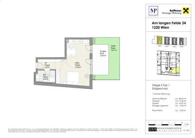 Immobilie kaufen in Wien – 40,62 m², € 273.100 – Bild 15 von 15