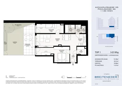 Wohnung kaufen in Wien – 72,78 m², € 426.600 – Bild 10 von 11