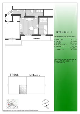 2-Zimmer-Wohnung kaufen in Wien – 30,32 m², € 198.900 – Bild 13 von 13