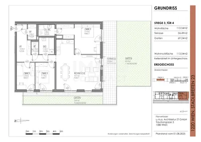 4-Zimmer-Wohnung mieten in Wien – 113,54 m², € 1.655 – Bild 5 von 5