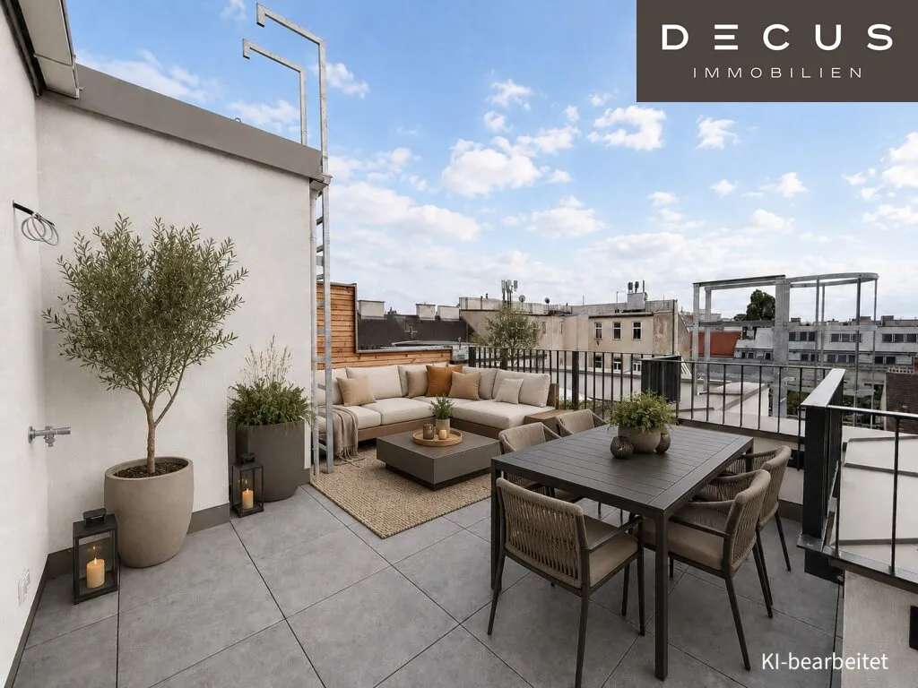 ANLEGER | 3,5 ZIMMER WOHNUNG | STILVOLLE DACHTRAUM-MAISONETTE | 2 TERRASSEN | MEIDLING | - Ansicht 3