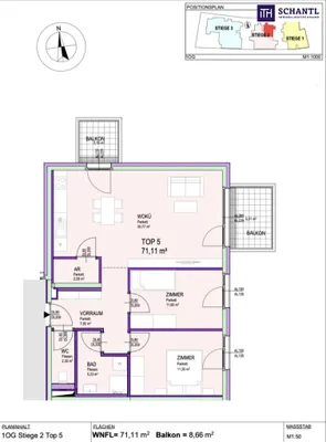 3-Zimmer-Wohnung kaufen in Gänserndorf – 71,11 m², € 377.000 – Bild 14 von 14