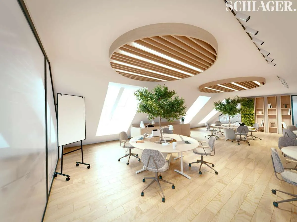 Hochwertiges Dachgeschossbüro mit Empfangsfläche – pohled 3