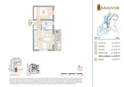 2-Zimmer-Wohnung kaufen in Wien – 47,09 m², € 370.734 – Bild 4 von 10