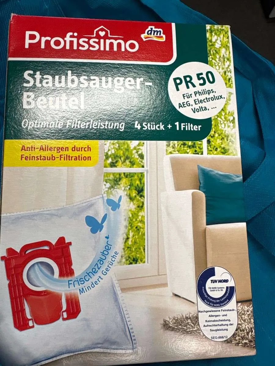 Profissimo Staubsauger- beutel PR 50 fü Philips, AEG, Electrolux, Privileg etc, € 5,- (1070 Wien)
