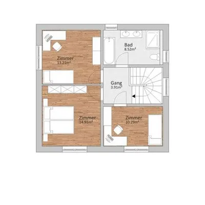 4-Zimmer-Haus kaufen in Korneuburg – 103 m², € 468.000 – Bild 3 von 5