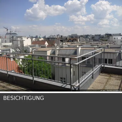 Dachgeschosswohnung, Terrasse, toller Ausblick, Altbau, nahe Neubaugasse / Mariahilfer Straße (U3)