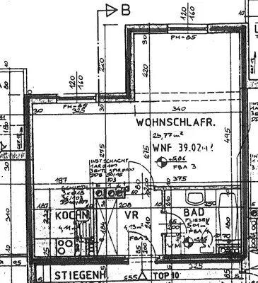 1-Zimmer-Wohnung mieten in Tulln – 39,02 m², € 344 – Bild 2 von 7