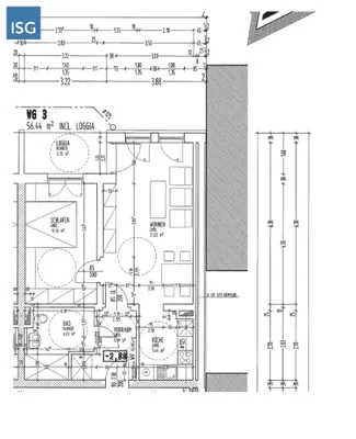 2-Zimmer-Wohnung mieten in Schärding – 56 m², € 620 – Bild 2 von 2