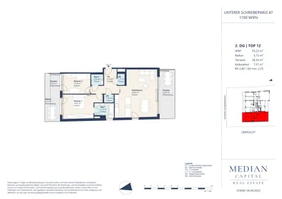 3-Zimmer-Wohnung mieten in Wien – 93,23 m², € 2.990 – Bild 13 von 13
