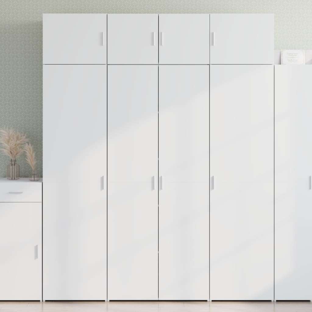NEU vidaXL Highboard Weiß 80x42,5x185 cm Holzwerkstoff