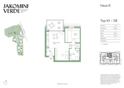 2-Zimmer-Wohnung kaufen in Graz – 53,39 m², € 270.000 – Bild 5 von 5