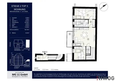 3-Zimmer-Wohnung kaufen in Wien – 66,75 m², € 399.000 – Bild 10 von 10