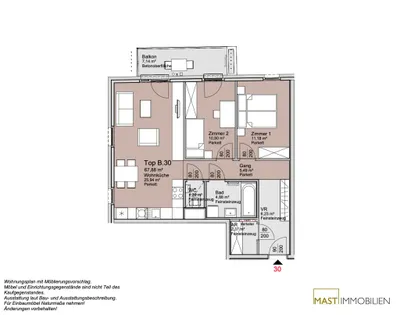 3-Zimmer-Wohnung kaufen in Wien – 67,88 m², € 475.000 – Bild 14 von 14